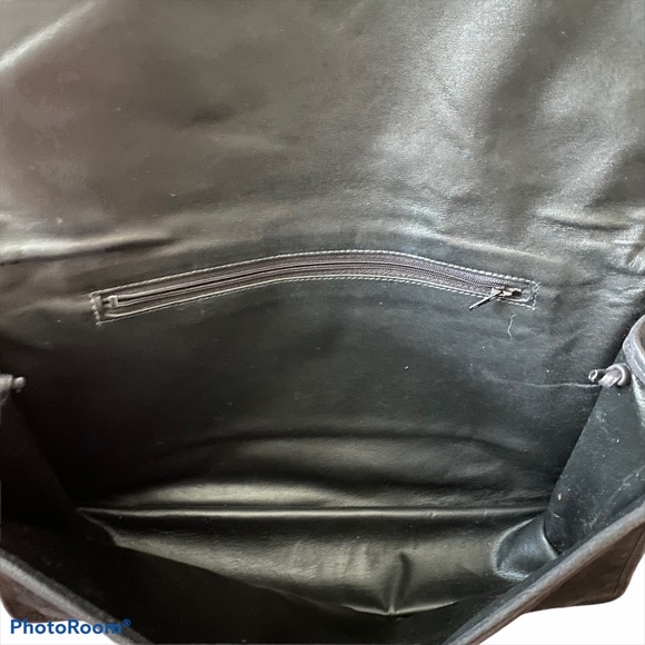 RARE Vintage Carlos Falchi Calf Hair Python Snakeskin Large Purse Handbag - Picture 6 of 8